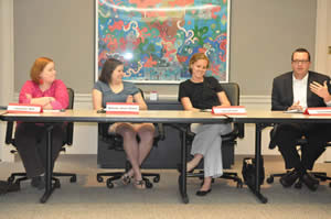 Panelists at Student to Professional panel