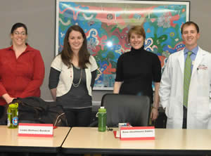 Photo of health careers panelists